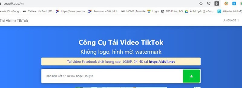 cách tải video tiktok không logo