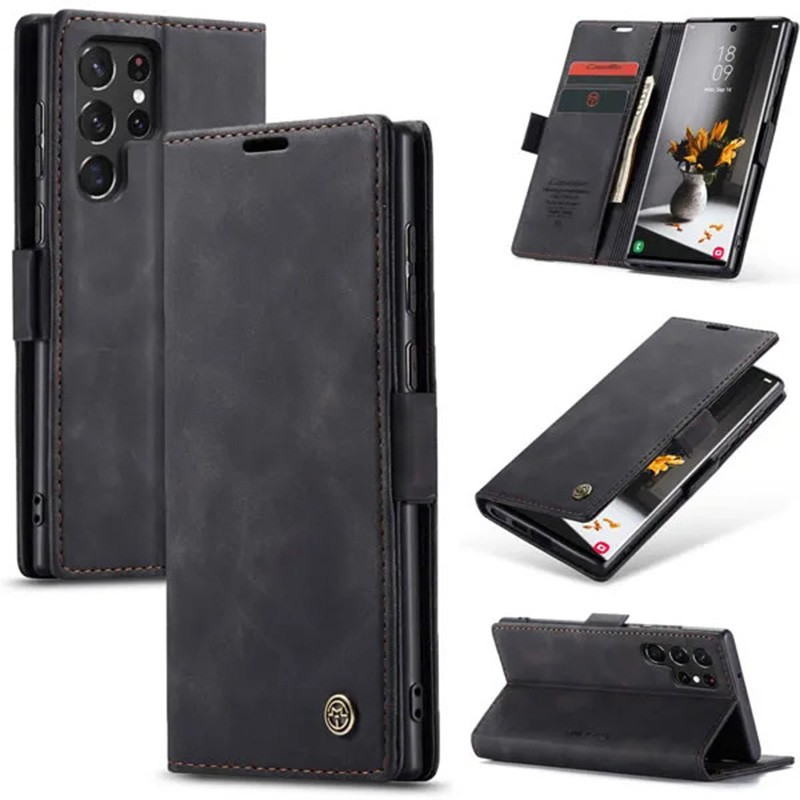 Bao da Galaxy S23 Ultra Caseme Leather Case