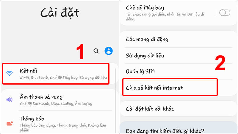 Chia sẻ 3G, 4G trên điện thoại đơn giản nhanh chóng