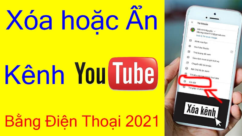 Hình 4 -  Việc ẩn đi kênh Youtube thực hiện cực đơn giản