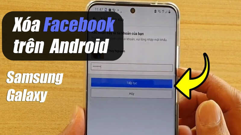 Hình 2 - Gỡ bỏ Facebook tạm thời trên điện thoại Android chỉ với vài cái chạm nhẹ