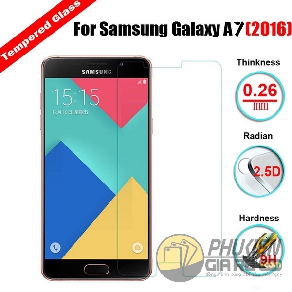 Dán cường lực Samsung Galaxy A7 2016 hiệu Glass