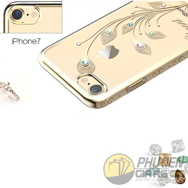 Ốp thời trang Iphone 8 đính đá hiệu KingxBar