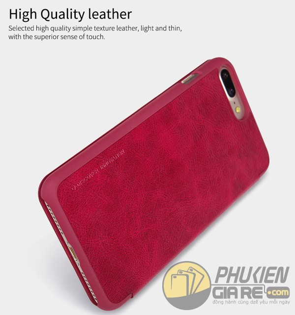 Bao da iPhone 8 Plus hiệu Nillkin (QIN Series)