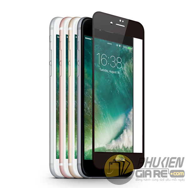 Dán cường lực iPhone 6/6s Plus 3D full màn hình hiệu JCPAL