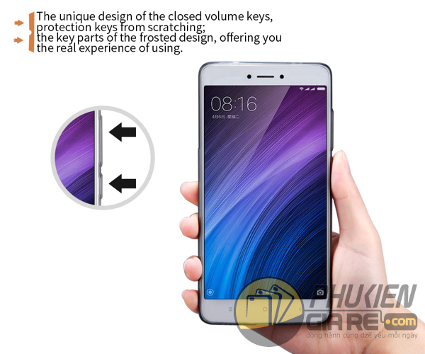 Ốp lưng Xiaomi Redmi Note 4X hiệu Nillkin dẻo siêu mỏng