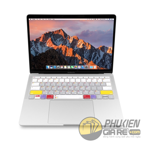 Miếng lót bàn phím Macbook Pro 13 inch Touch Bar 2016 JCPAL VerSkin MacOS Shortcut