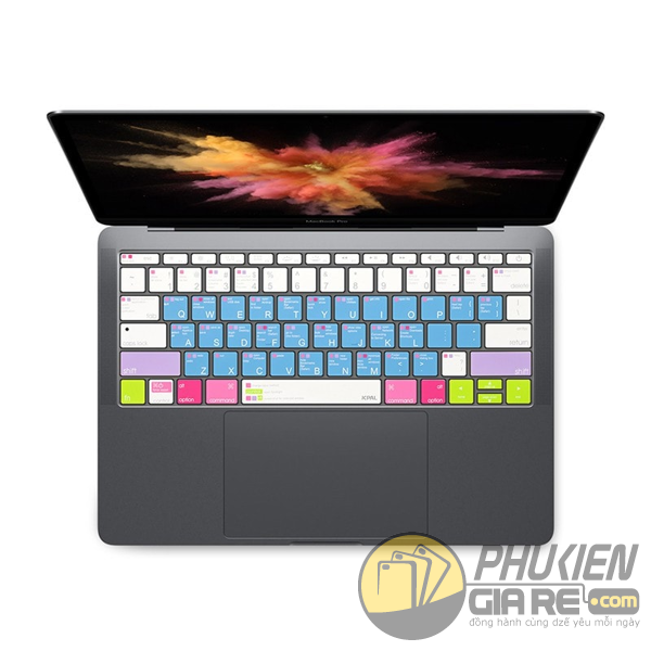 Miếng lót bàn phím Macbook Pro 13 inch Touch Bar 2016 JCPAL VerSkin MacOS Shortcut