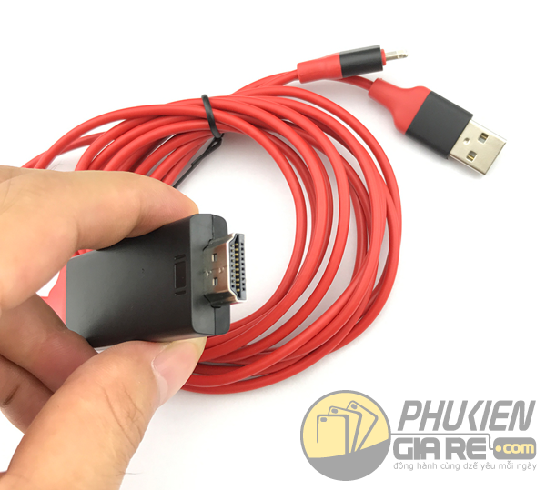 Cáp HDMI cho iPhone, iPad (Lightning to HDTV Cable)