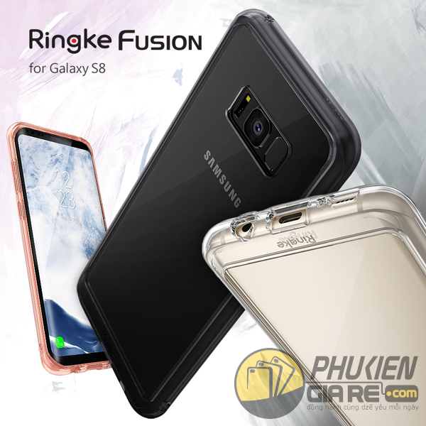 Ốp lưng Samsung Galaxy S8 hiệu Ringke Fusion (thương hiệu Hàn Quốc)