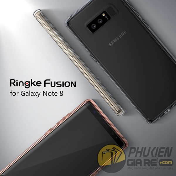 Ốp lưng Galaxy Note 8 siêu mỏng dễ tháo lắp Ringke Fusion
