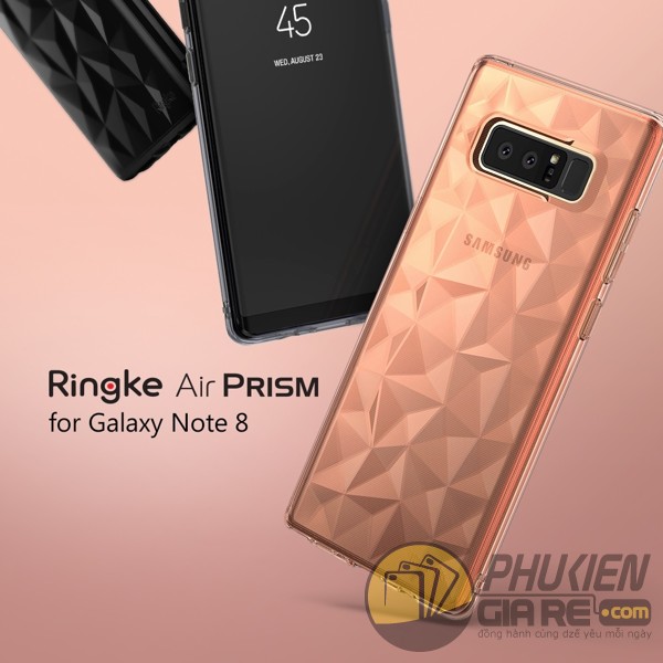 Ốp lưng Galaxy Note 8 3D tuyệt đẹp Ringke Air Prism