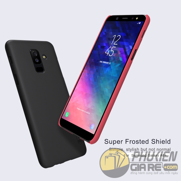 Ốp lưng Galaxy A6 Plus 2018 đẹp chính hãng Nillkin Super Frosted Shield