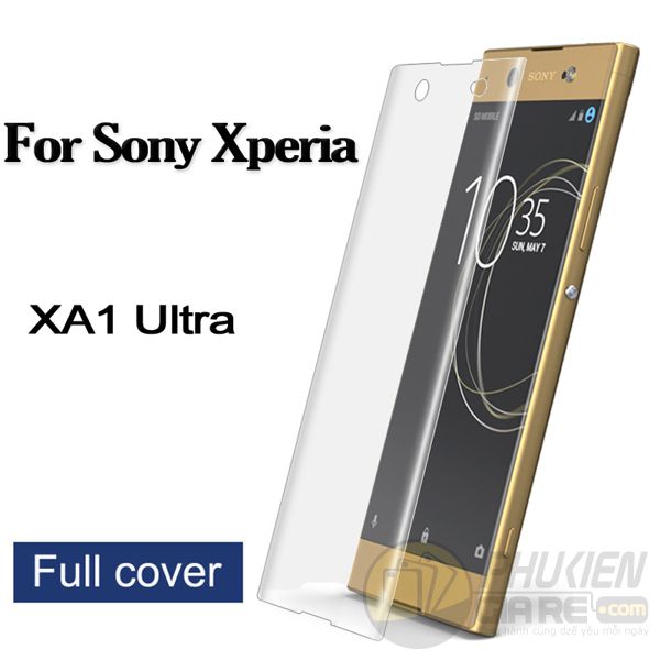 Dán Cường Lực Sony Xa1 Ultra Trong Suốt Full Màn Hình Glass