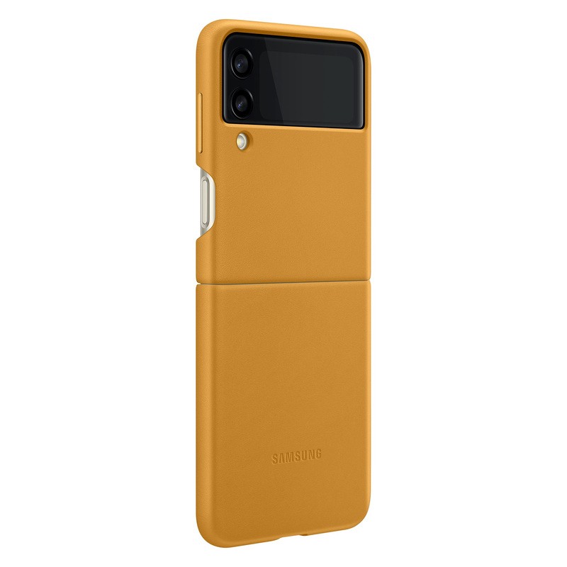 Ốp lưng Galaxy Z Flip 3 Leather Cover - Hàng Chính Hãng