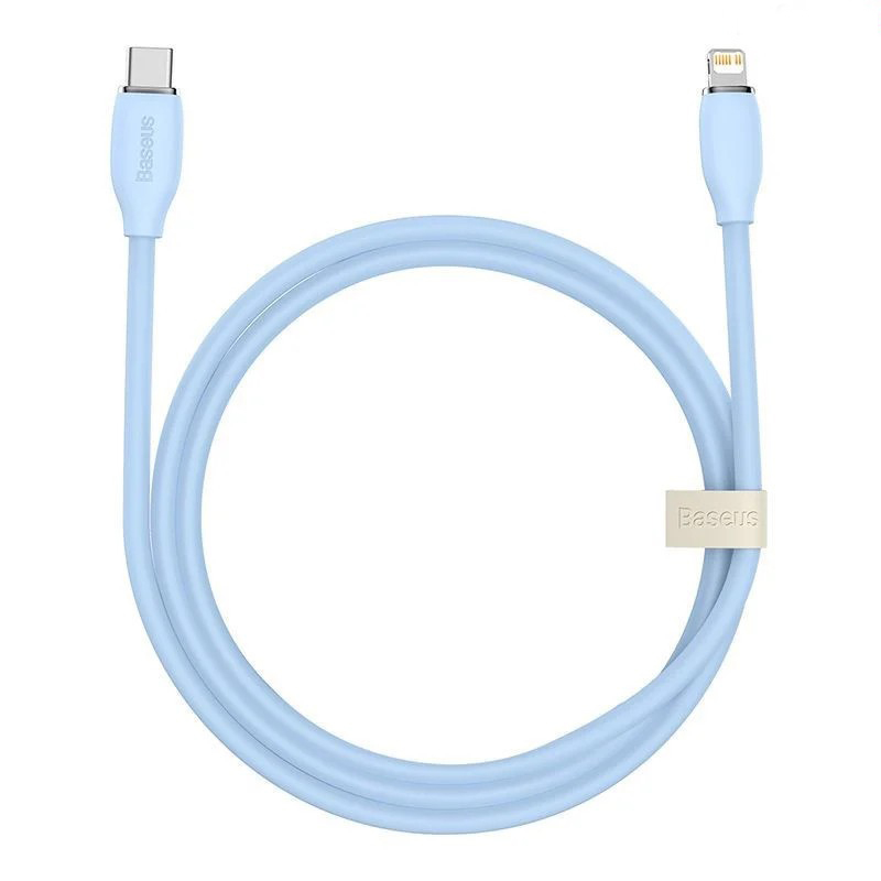 Cáp sạc USB-C to Lightning Baseus Jelly Liquid Silica Gel Data PD 20W 1m