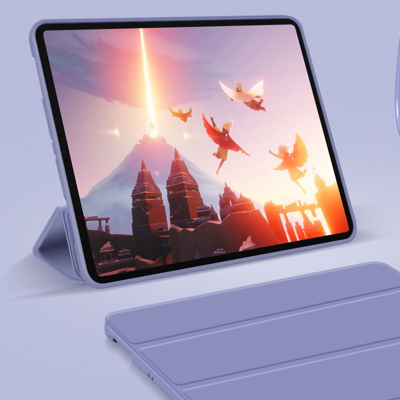 Bao Da Ipad Pro 11 2021 Smart Cover Silicon Case
