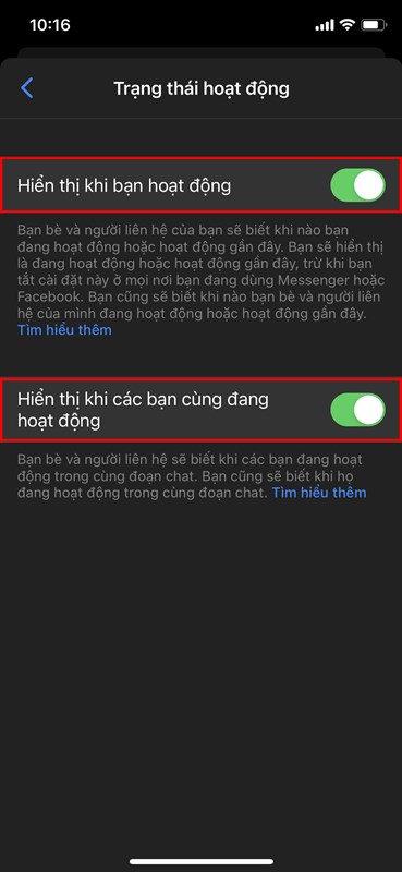 cách ẩn trạng thái online trên messenger