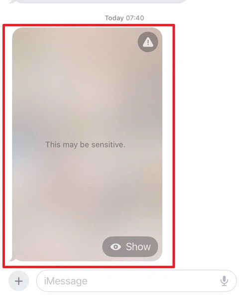 Cách chặn nội dung nhạy cảm trên iOS 17