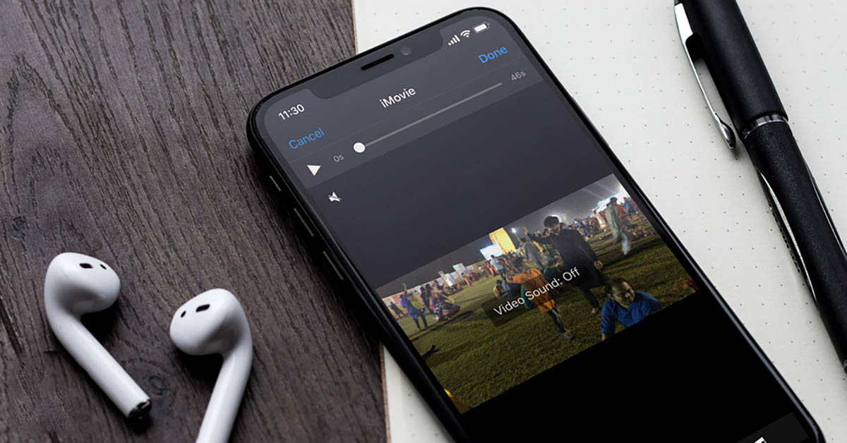 cách chèn nhạc vào video trên iphone