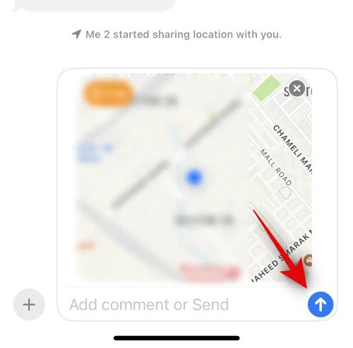 Cách chia sẻ vị trí bằng tin nhắn trên iOS 17