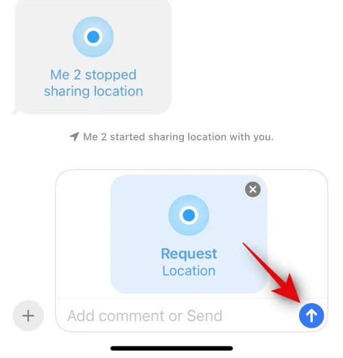 Cách chia sẻ vị trí bằng tin nhắn trên iOS 17