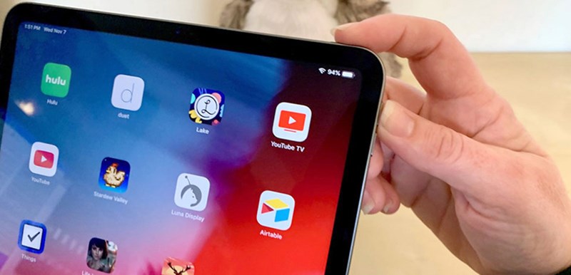 Cách chụp màn hình iPad