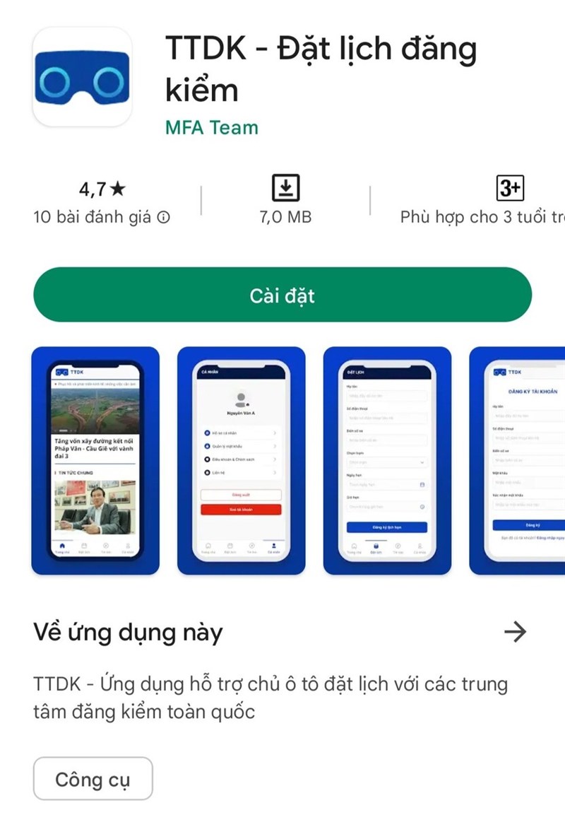 Cách đăng kiểm xe ô tô online