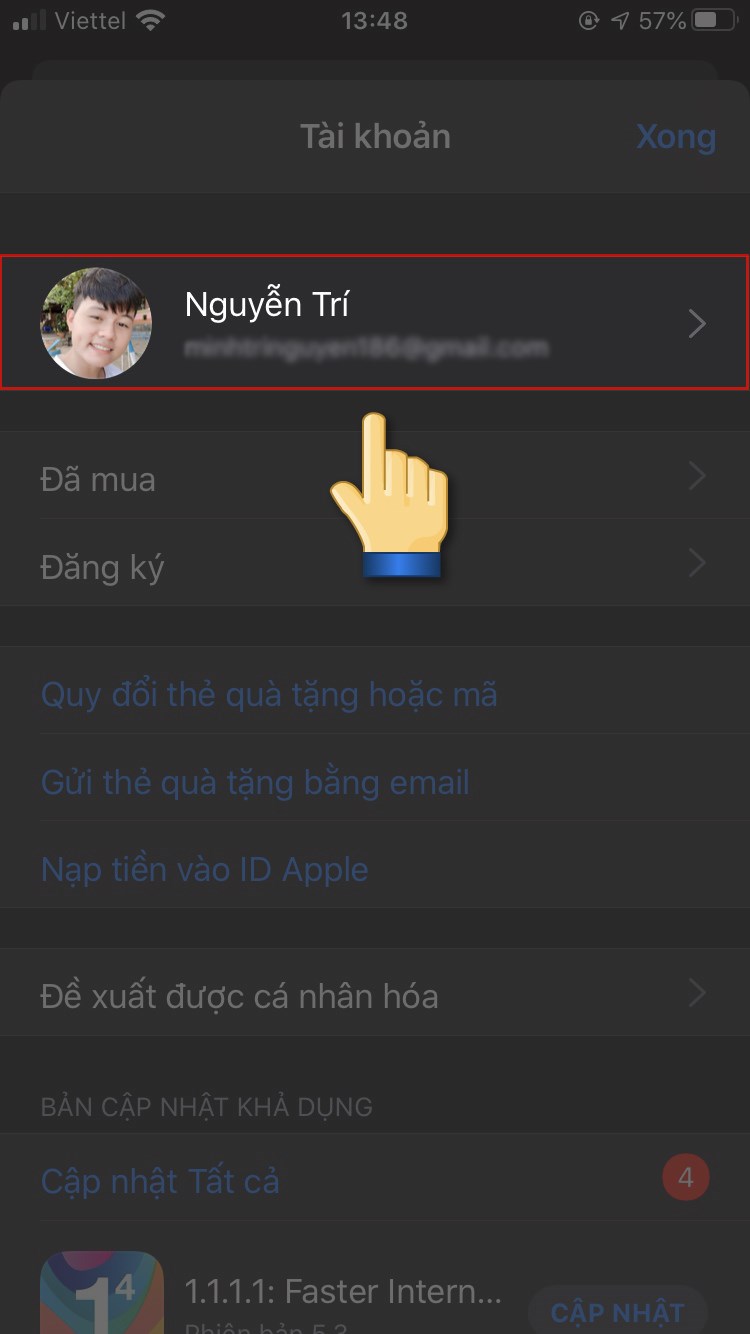 cách đổi mã vùng iPhone