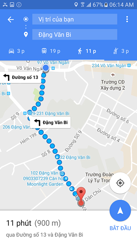 cách dùng google map offline