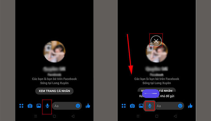 cách gửi file ghi âm qua messenger