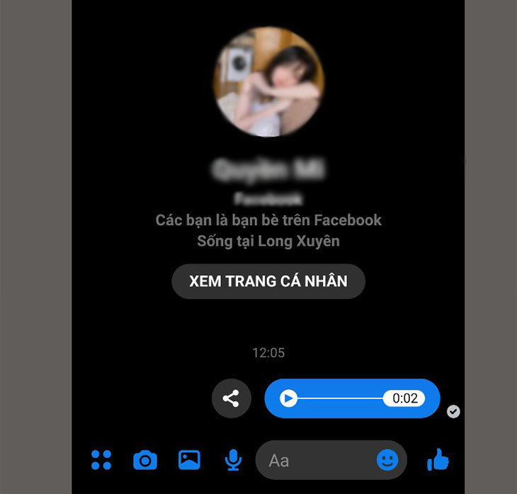 cách gửi file ghi âm qua messenger