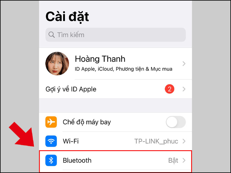 Cách kết nối Airpods với điện thoại iPhone