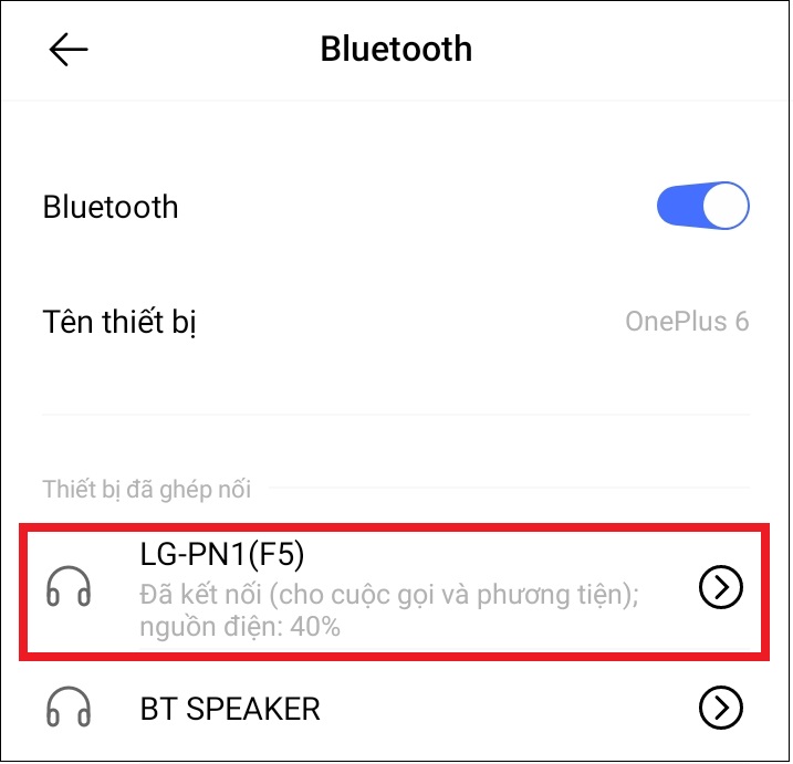 cách kết nối bluetooth với loa