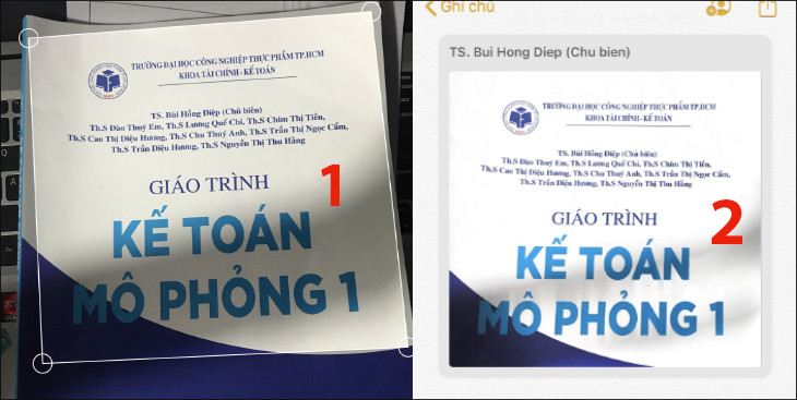 cách scan tài liệu thành PDF bằng note trên iphone