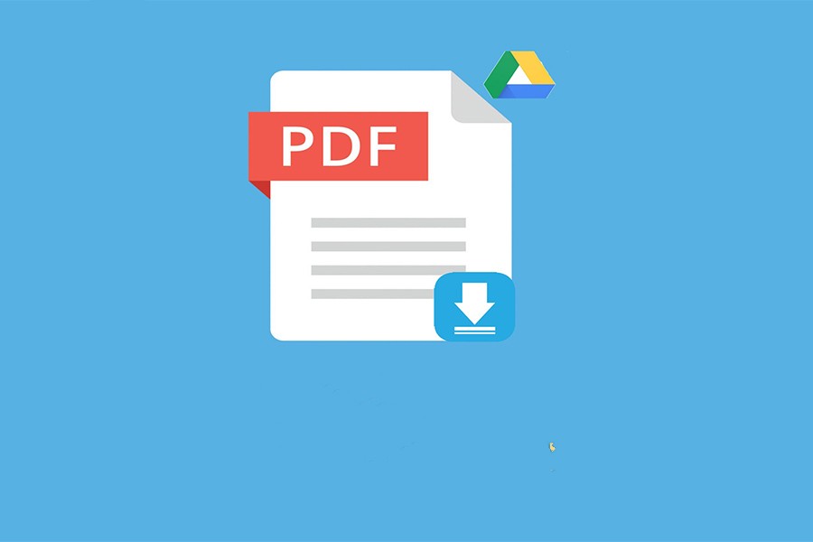 cách tải file pdf trên Google Drive bị chặn tải xuống