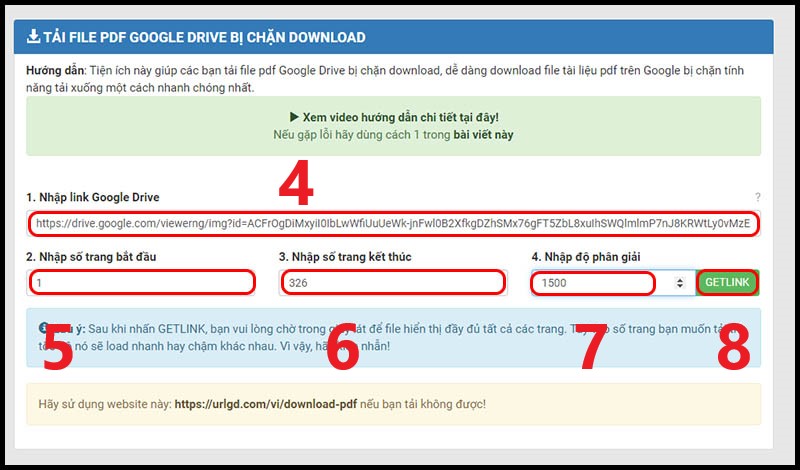 cách tải file pdf trên Google Drive bị chặn tải xuống