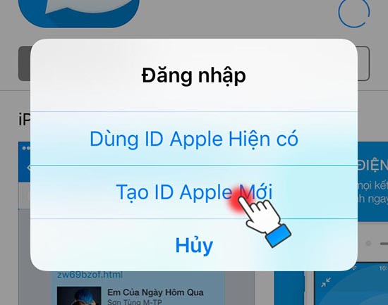 cách tạo apple id