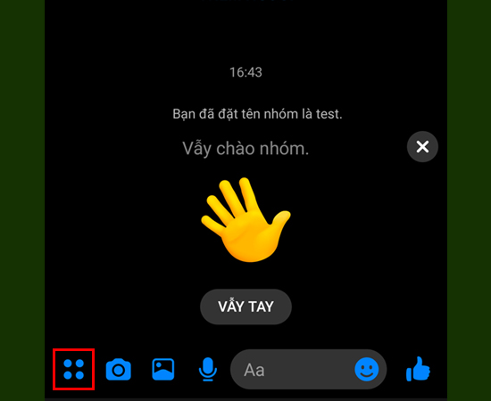 cách tạo bình chọn trên messenger