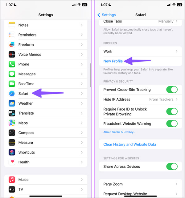 cách tạo nhiều profile trên iOS 17 và iPadOS17