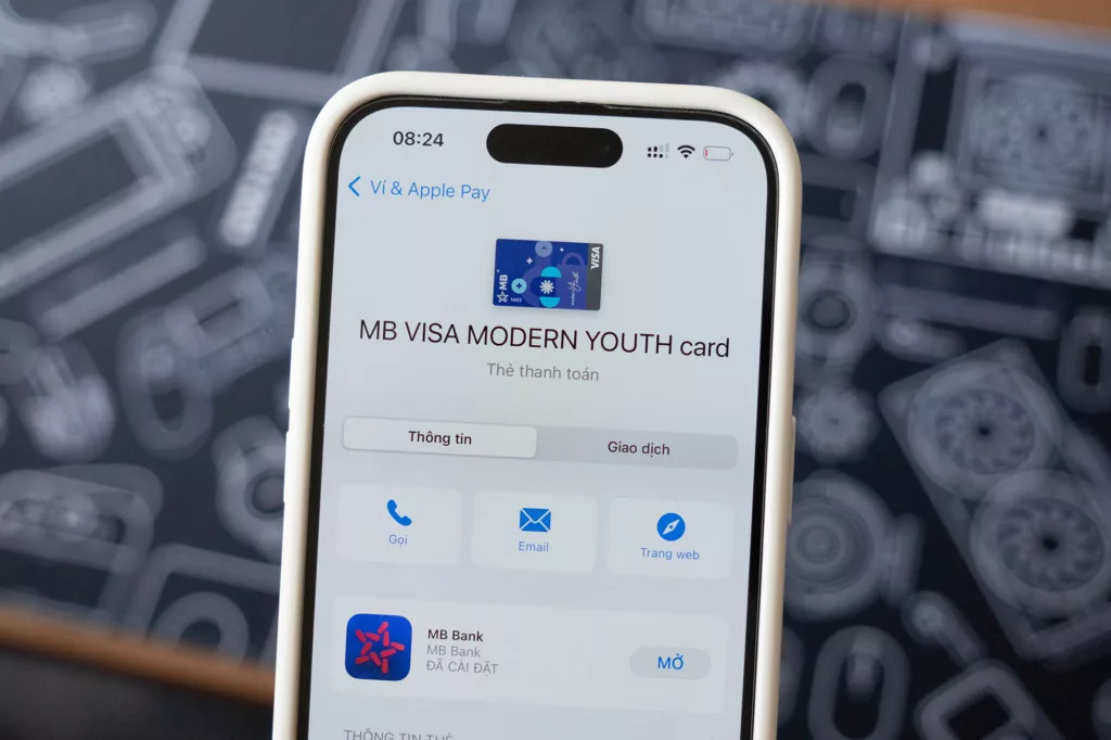 cách thêm thẻ mb bank vào apple pay