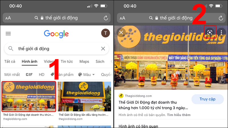 cách tìm kiếm bằng hình ảnh trên iPhone