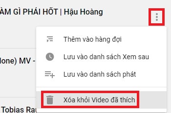 cách xóa hết video đã thích trên youtube nhanh nhất