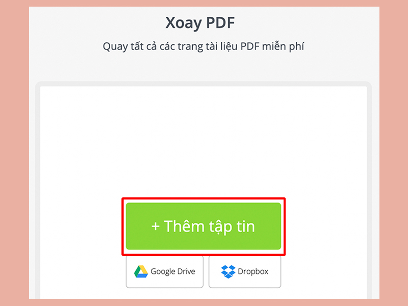 cách xoay file pdf bị ngược và lưu lại