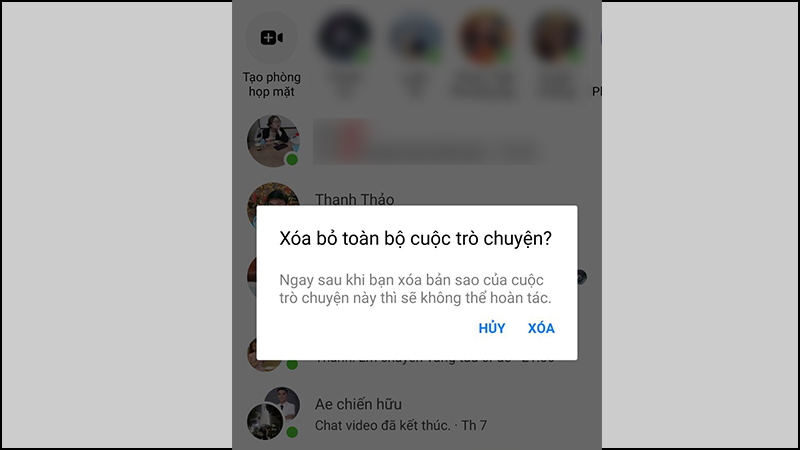 khôi phục lại tin nhắn Facebook đã xoá