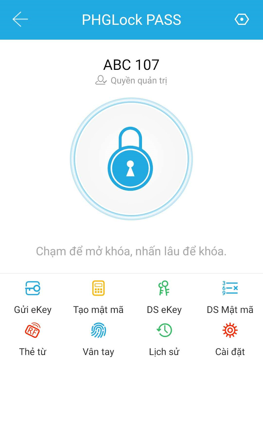 Quên mật khẩu khoá cửa từ PHGLock