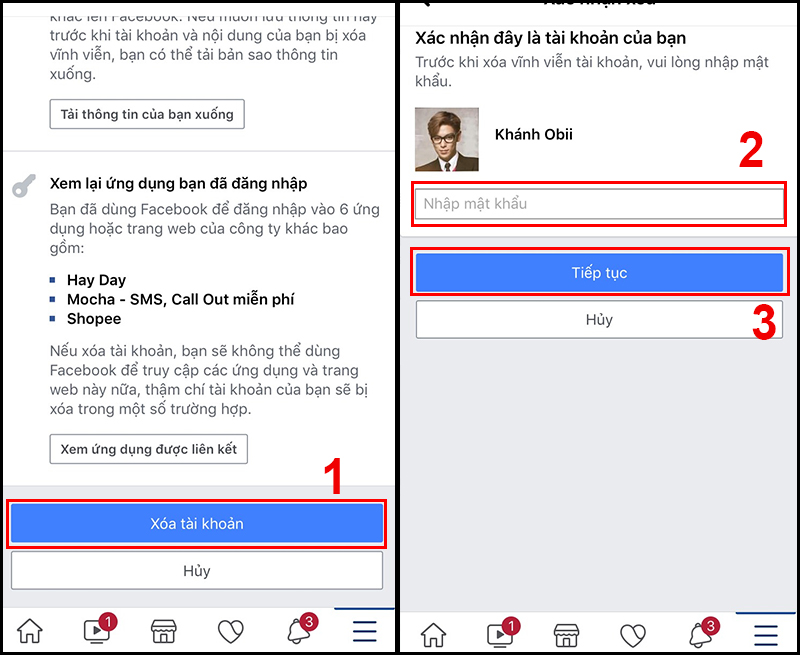 cách xoá tài khoản facebook vĩnh viễn