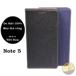 Bao da Samsung Note 5 may thủ công tại Việt Nam (da bò 100%) Bao da Samsung Note 5 may thủ công tại Việt Nam (da bò 100%)