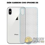 Dán Carbon iPhone Xs carbon fiber 100% 7800 Dán Carbon iPhone Xs carbon fiber 100% 7800