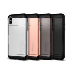 Ốp lưng iPhone Xs đựng card độc đáo Spigen Slim Armor CS 10145 Ốp lưng iPhone Xs đựng card độc đáo Spigen Slim Armor CS 10145